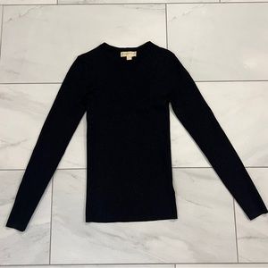 Black sparkle long sleeve